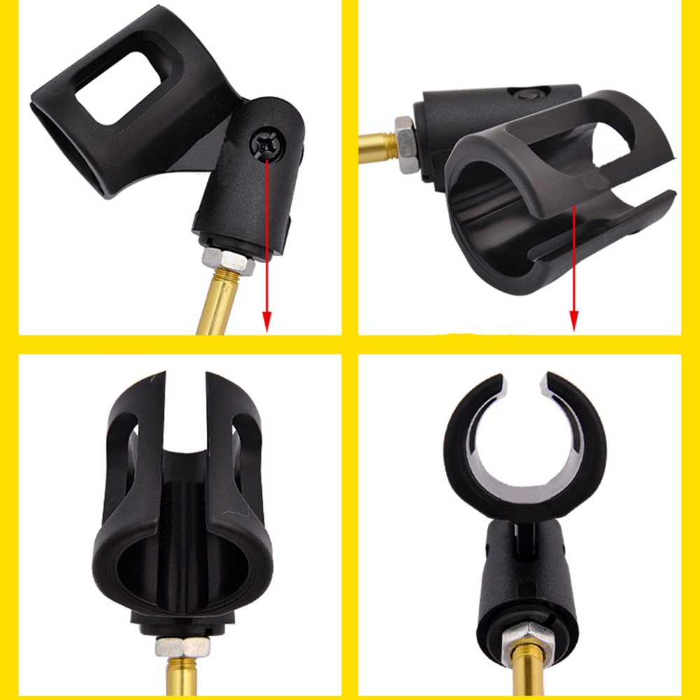 MoonEmbassy Alto Saxophone Microphone Stand Tenor Sax Wireless Microphone Performance Stand Clip Accessories