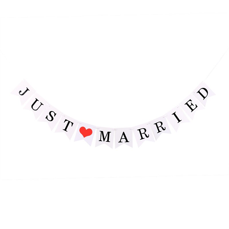 Banderines de boda Vintage Just Married, cartel de boda, decoración de boda, propuesta de amor, para: JM