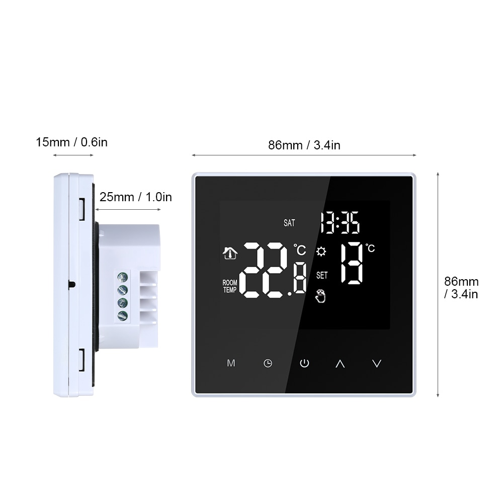 WiFi Thermostat Digital Temperature Controller Electric Floor Heating Controller Smart Thermostat Controller Room Thermostat