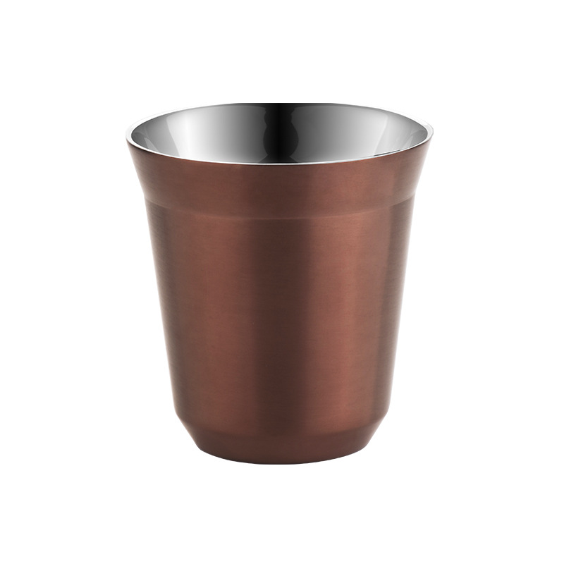 Stainless Steel Espresso Cups Double Walled Vacuum Insulated Heat Resistant Coffee Cups Unbreakable Small Cup