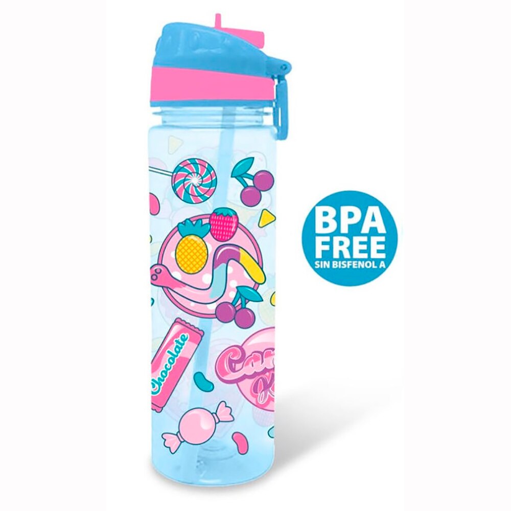 Botella cantimplora ECO varios modelos infantiles a partir de 3 años 700ml ENVíOS GRATIS en 48/72 horas desde España: Candy
