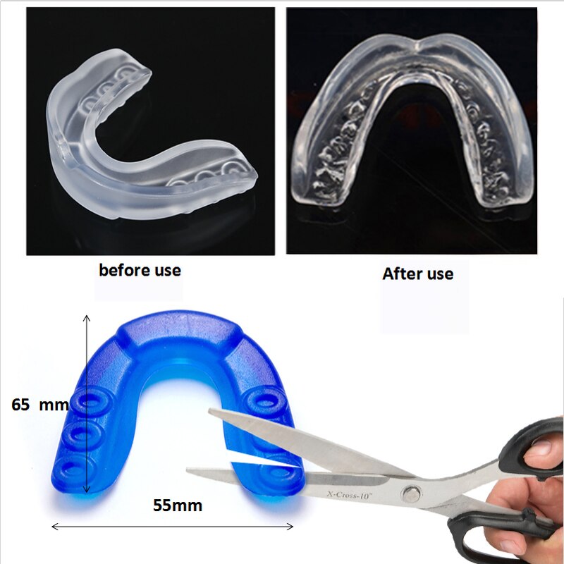 Bruxisme mundbeskytter eva tænder beskytter nat vagt mundbakker bruxisme slibning anti-snorken tandblegning beskyttelse