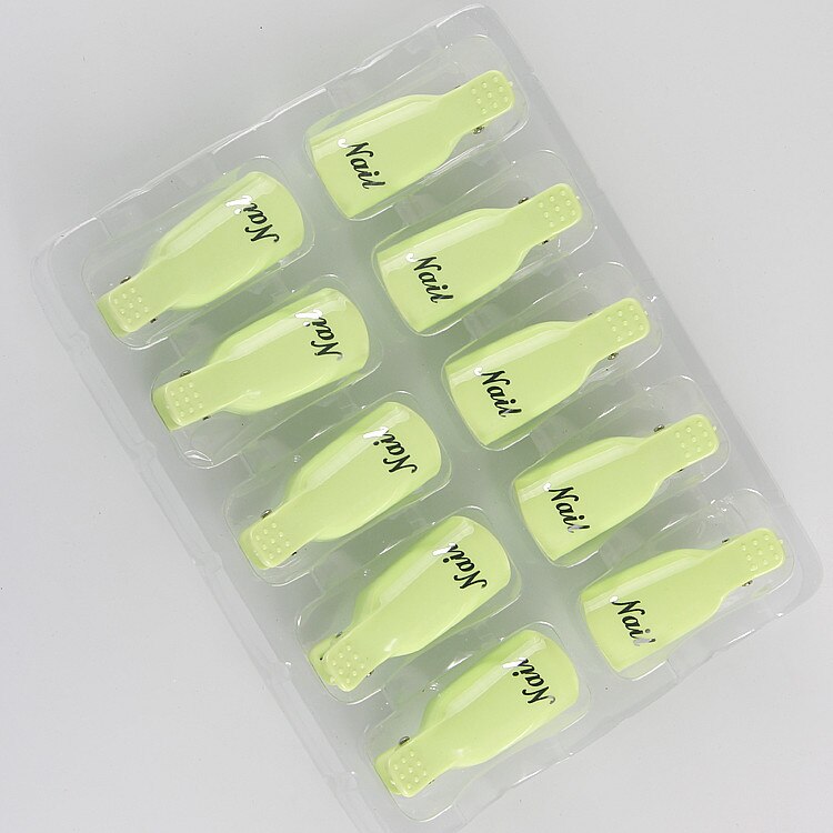 10pcs/set Remover Gel Polish Degreaser Polish Remove Gel Nail Polish Clips Caps Nail Cleaner Gel Nail Remover Manicure Tools