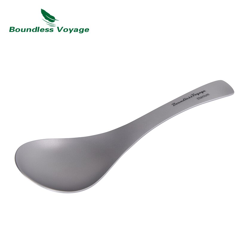 Grenzeloze Voyage Titanium Lepel Voor Camping Reizen Thuis Met Draagtas Outdoor Bestek Kookgerei Ti15171B Gewicht 20G