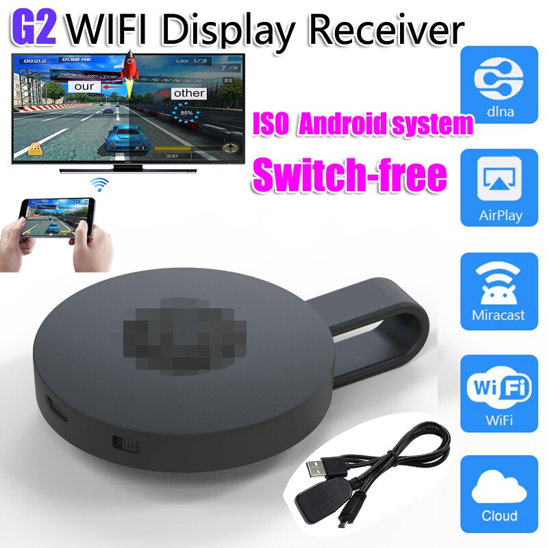 Tv Stick G2 /L7 Tv Dongle Ontvanger Ondersteuning Miracast Hdtv Display Dongle Tv Stick Voor Ios Android schakelaar-Gratis