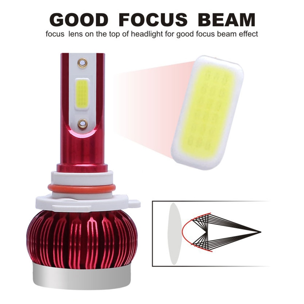 Auto Scheinwerfer H7 LED H4 LED H11 LED 6500K 6000LM 9006 H1 9005 Birne Auto Nebel Licht Lampe 12V 2 teile/satz