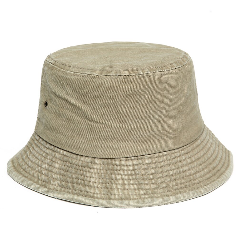 Foldable Fisherman Hat Washed Denim Bucket Hats Unisex Bob Caps Hip Hop Gorros Men Women Panama Bucket Cap
