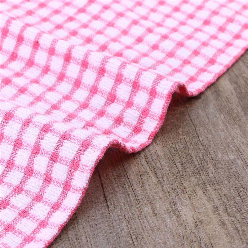 1pc premium handdoeken, katoenen vaatdoeken, zeer sterke absorberende keukendoeken, theedoeken voor thuis, winkel 40 x 27cm -  paars/roze/blauw/groen