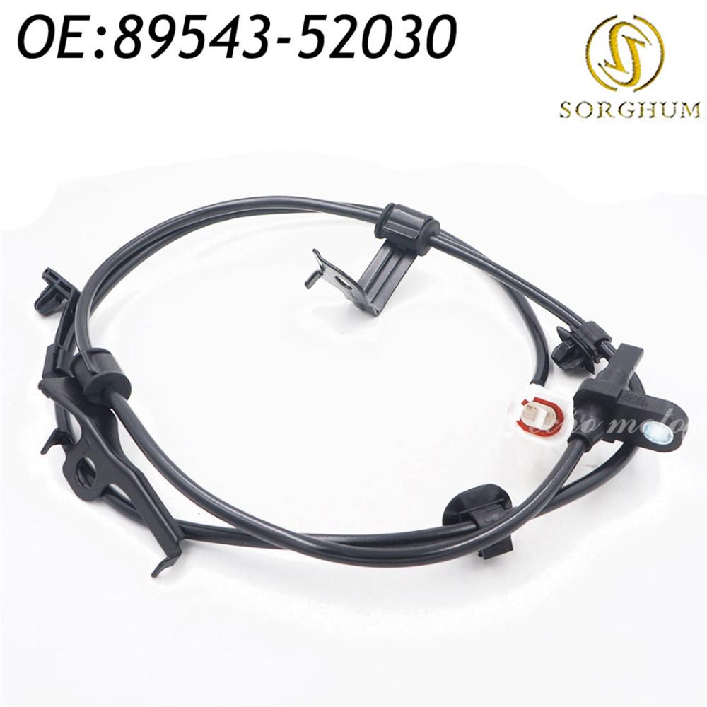 Sensor de velocidad de rueda ABS delantero izquierdo ALS1765 89543-52030 89543-0D040 para Scion XD Toyota Yaris