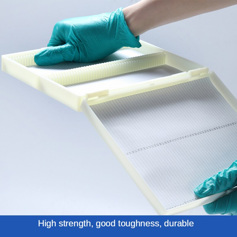 Section box 12/25/50/100 microscope slide specimen storage box storage plate storage box