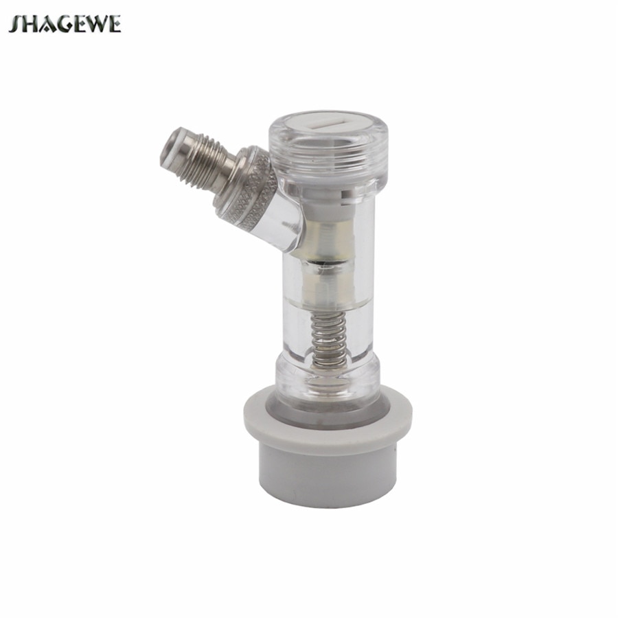 Bloqueo de bola desconectar con válvula de Gas 1/4 "MFL Conector de rosca para cerveza Soda barril de Cornelio Homebrewing