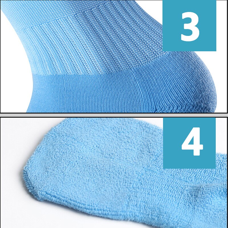 1 paire unisexe rayé hommes femmes haute chaussettes longues sport Baseball Football genou chaussettes