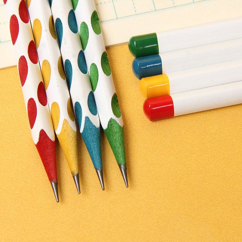 6 Pcs Cute HB Pencil Triangular Correct grip Children Drawing Stationery Office School student stationery Kids