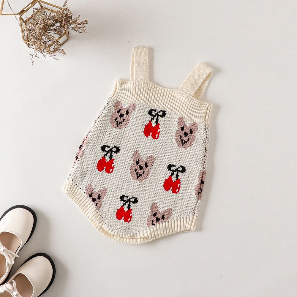 0-24M Peuter Cartoon Beer Trui Vest Kids Kleding Meisjes Gebreide Jas Breigoed Kinderen Truien Kids Baby Knit trui