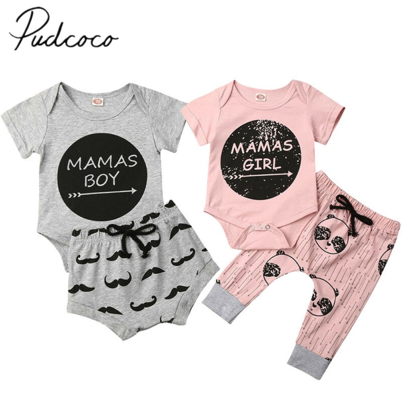 Baby Zomer Kleding Baby Baby Meisje Jongen Kleding Broer En Zus Bijpassende Romper + Camouflage Broek Cartoon Outfits Sets