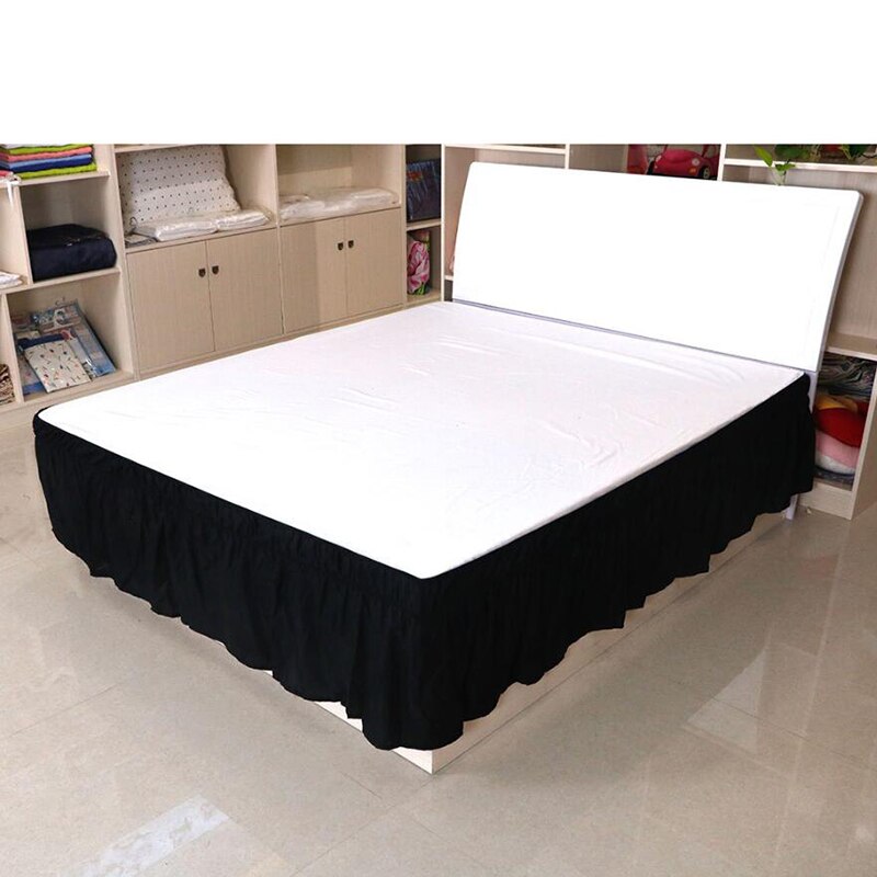 Neue Elastische Band Bett Felsen Heimat Hotel Bett Felsen Couvre zündete Bett Felsen Bett Abdeckung ohne Oberfläche Bettwäsche Abdeckung Schutz: Schwarz / 200x200x40cm