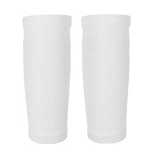 Leg wrap Shin Guard Breathable Shin Pad Fixed leg plate Soccer Protective: White / M