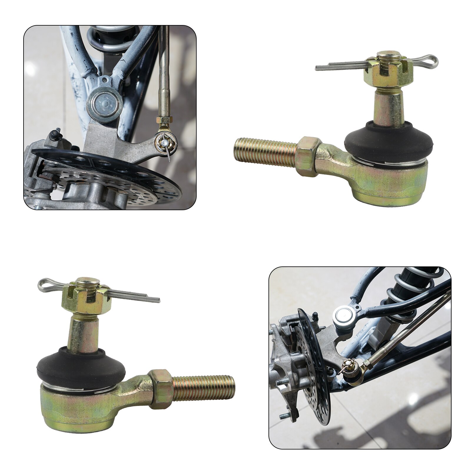 Kit d&#39;extrémité de biellette de direction à rotule, pour Yamaha Raptor 700 700R YFM700R 2006 – YFZ450 YFZ450R Banshee 350 YFZ350 Grizzly 550 ATV UTV