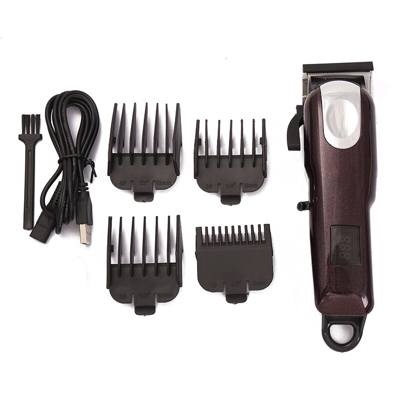 Barbiere tagliacapelli professionale uomo tagliatrice elettrica tagliacapelli tagliacapelli Cordless per uomo taglio capelli ricaricabile