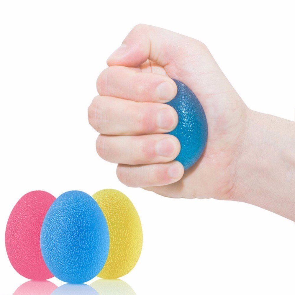Boule de Stress de thérapie de main de Silicone pour des adultes et des enfants, Squishy de poignée de thérapie de main, presse-agrumes d'exercice de résistance de doigt