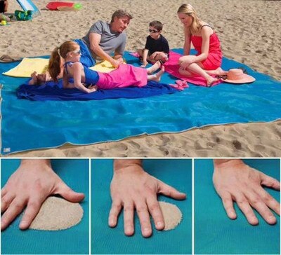 Strand Mat Magic Zand Strand Handdoeken Draagbare Deken Anti Zand Handdoek Strandlaken Zomer Reizen Tapijt Grote Strandlaken