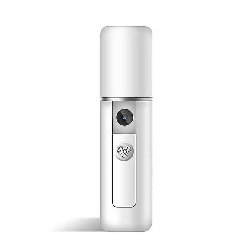 1PC Ultrasonic Mini Air Humidifier USB Rechargable Humidifier Handheld Portable Steam Face Humidifier For Home: C