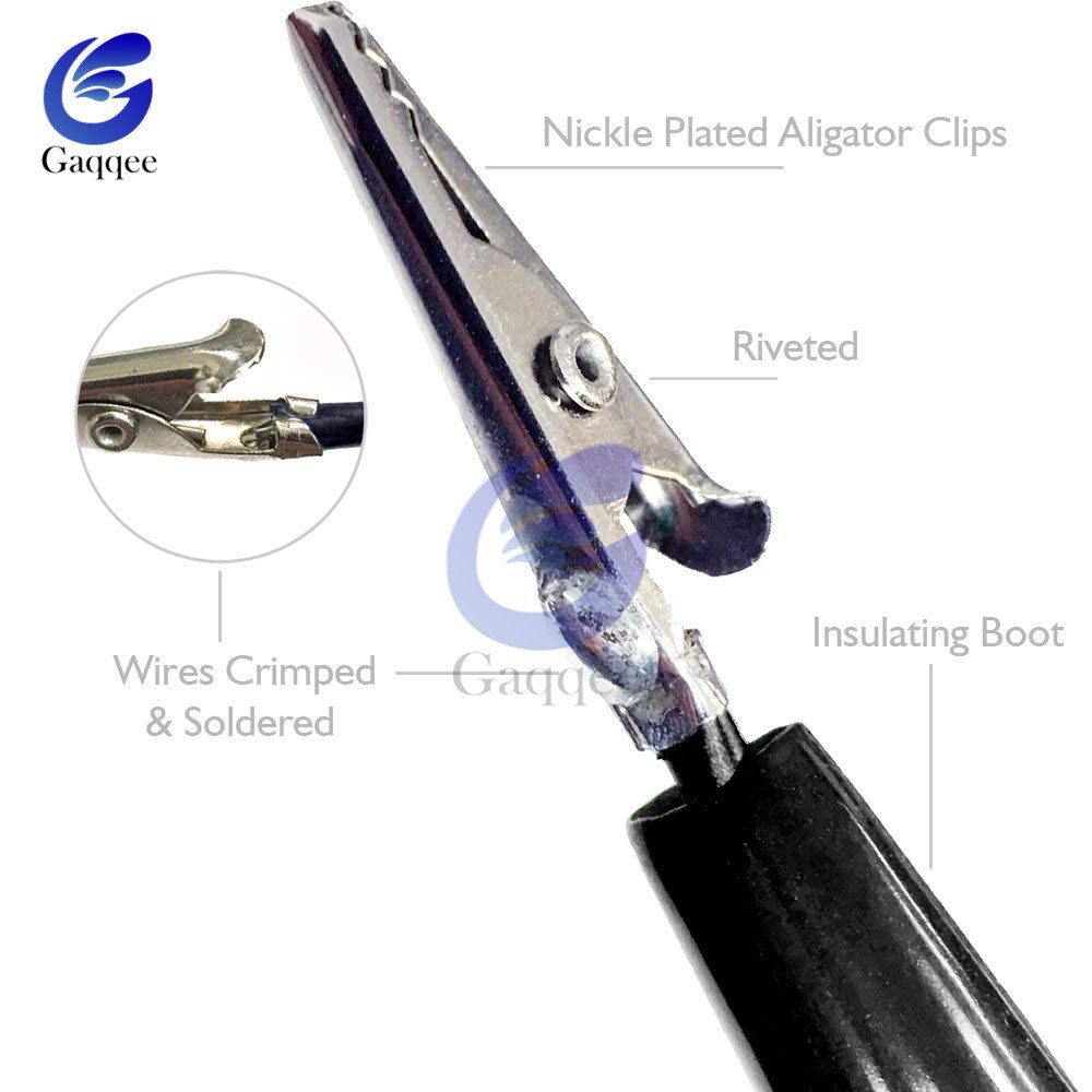 Oscilloscopio digitale Sonda P1011 BNC Puntali BNC Q9 Connettore Maschio a Doppio Coccodrillo Pinze Oscilloscopio Sonda Cavi test