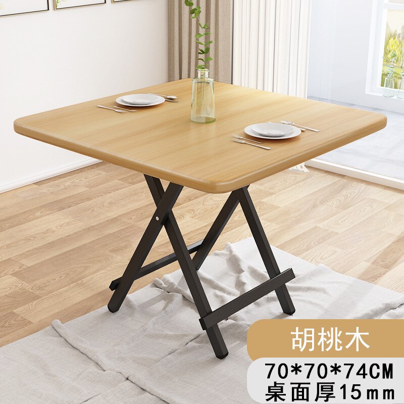 Household Folding Square Table Outdoor Foldable Portable Stall Table Materials Without Installation