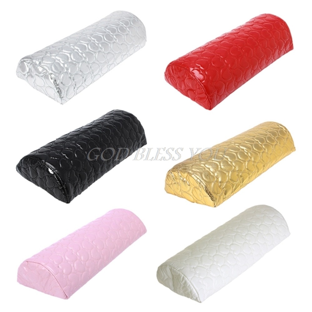 Cojín semicircular para manicura, cojín con reposabrazos para las manos, de Arte de uñas, cuidado de manicura, Color opcional,