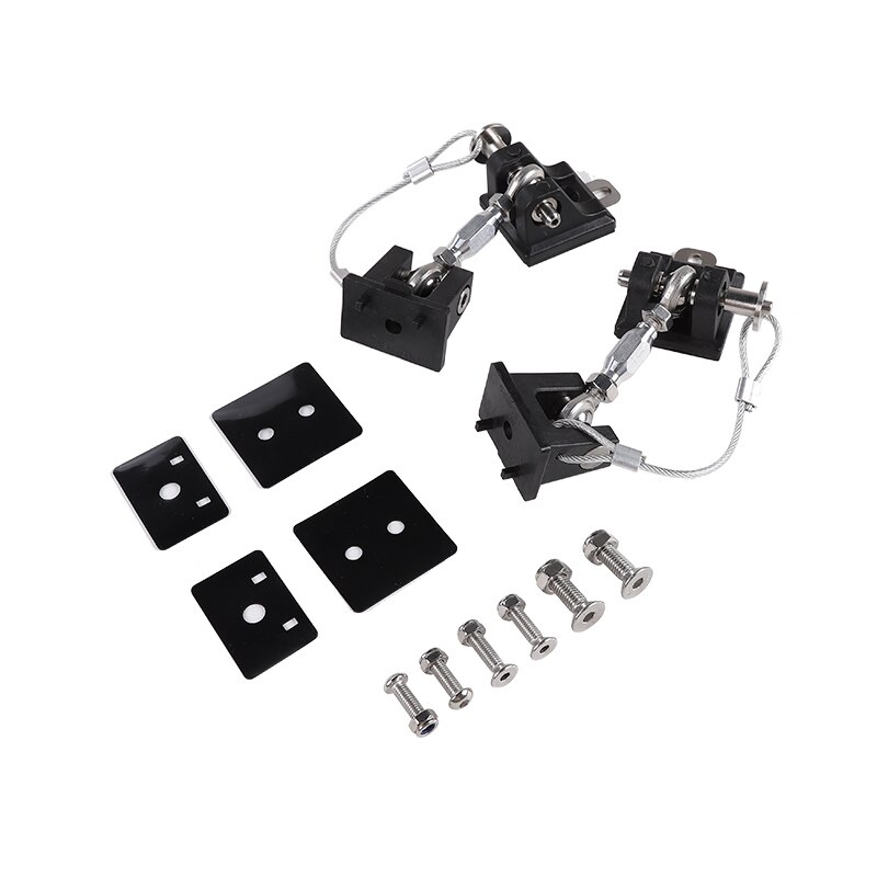 SHINEKA Locks &amp; Hardware For Jeep Wrangler TJ 1997-2006 Black Car Engine Hood Latch Catch Cover For Jeep Wrangler TJ Accessories