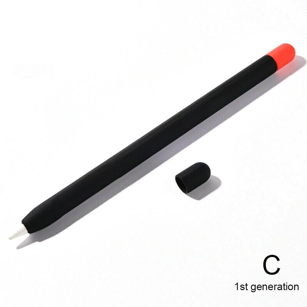 Schutzhülle Abdeckung Für Apple Bleistift 1/2 iPad 11 Weiche Haut Abdeckung Pro Bleistift Beutel Silikon Weichen Hülse Bunte Halter m7V0: YELLOW