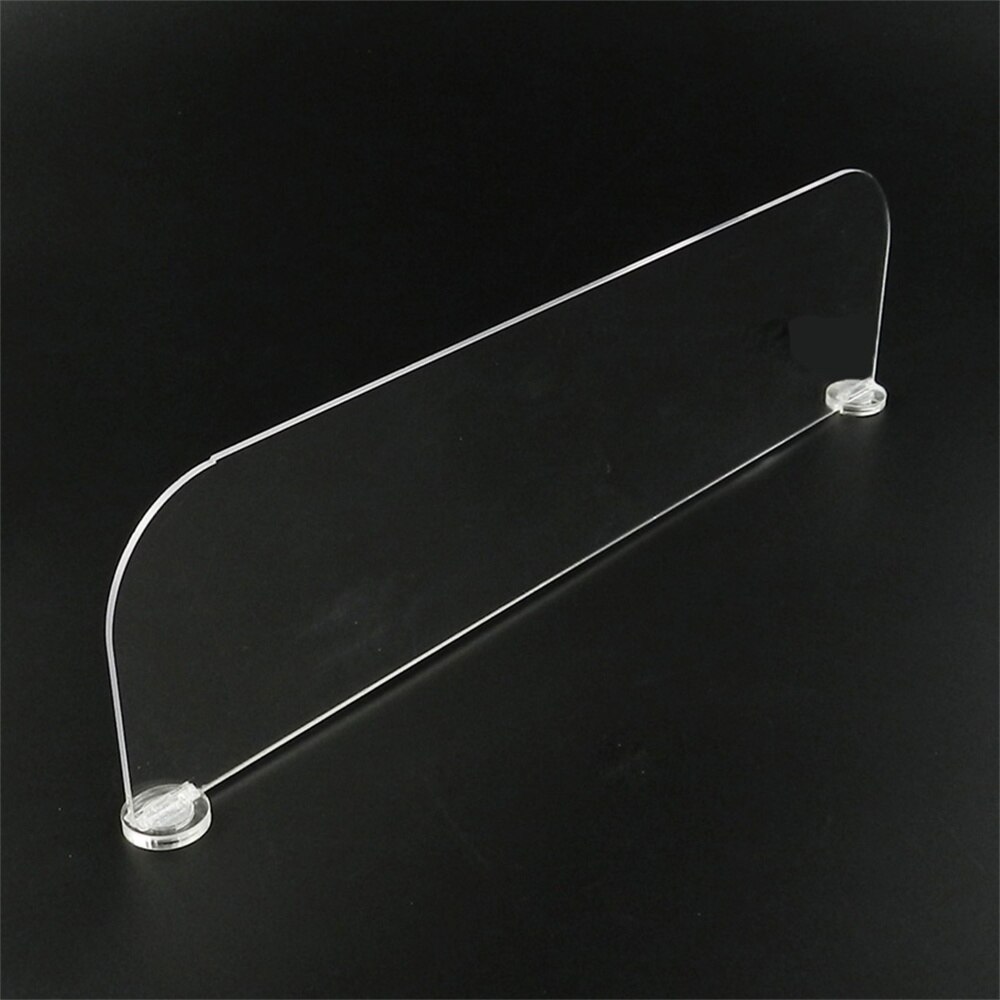 2pcs Supermarket Retail Clear Plastic Shelf Dividers Magnetic Acrylic Stand Shelf Divider