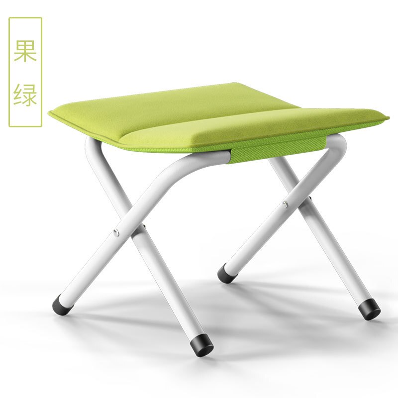 15% x12 4 ben stærk stol sæde folde camping skammel bærbar vandreture fiskeri bbq farver tilgængelige: Lysegrøn