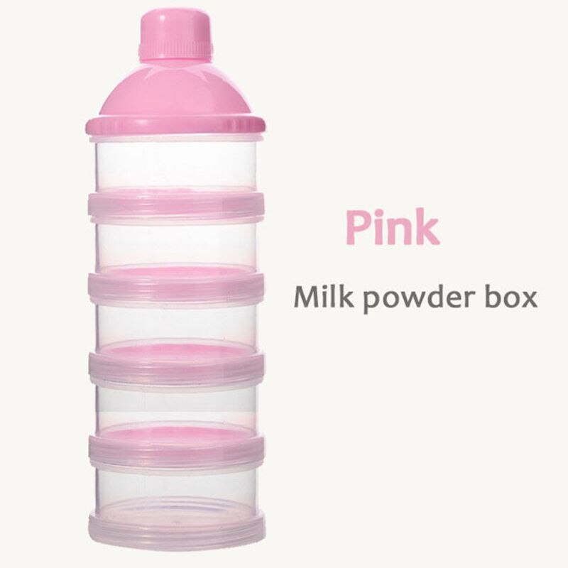 3 st pp babymjölkspulver dispenser stapelbar babymatning reseförvaringsbehållare