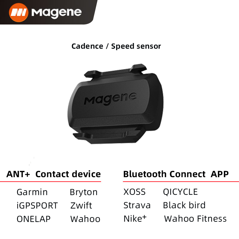 Magene Cadence Speed Sensor ANT+ Bluetooth Wireless 9.5g For Cycling Computer Compatible GARMIN Magene Bryton Igpsport: S3 Cadence