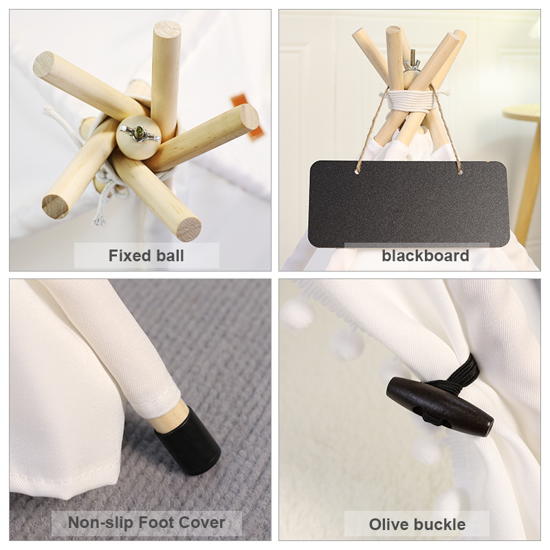 Tente tipi d'hiver pour animaux de compagnie avec coussin double face, côté peluche , base antidérapante, stabilisateurs, entièrement lavable – Idéal pour les chiens et les chats