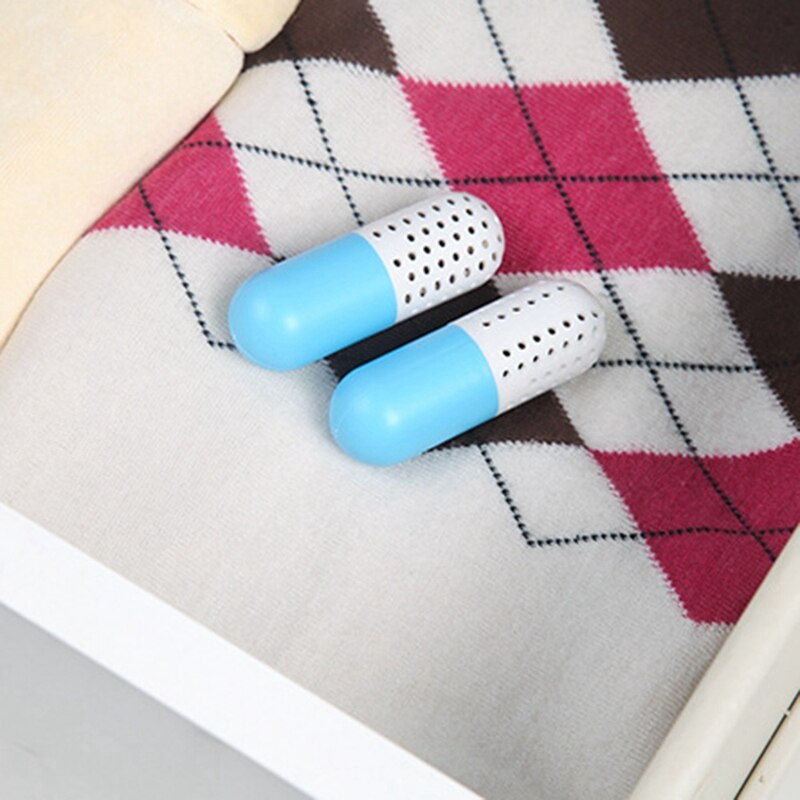 4Pcs Home Multifunctional Capsule-Shaped Shoe Deodorant Moisture-Proof Dryer Dehumidifier