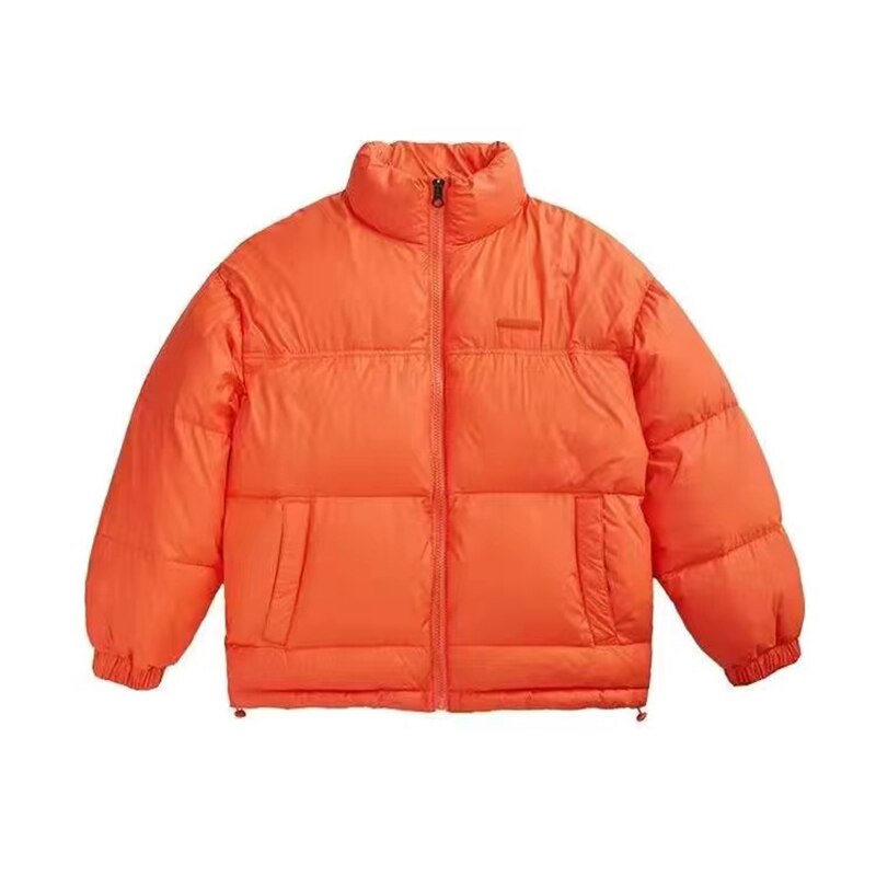 파커 Hip Hop Paisley kurtka Parka Streetwear mężczyźni wiatrówka zima bawełna dół warstwa bąbelkowa pary Bandana Bomber Куртка Зимняя: Orange A / Asian 2XL