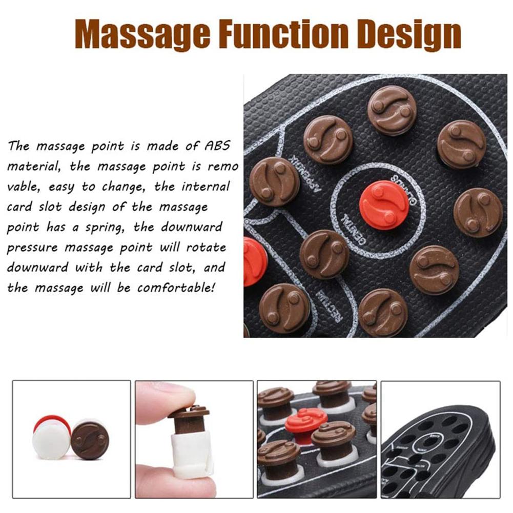 Massage sandalen voet kuit plantaire fasciitis massage voet pijn verlichten acupressuur sandalen slippers voor mannen vrouwen voetverzorging