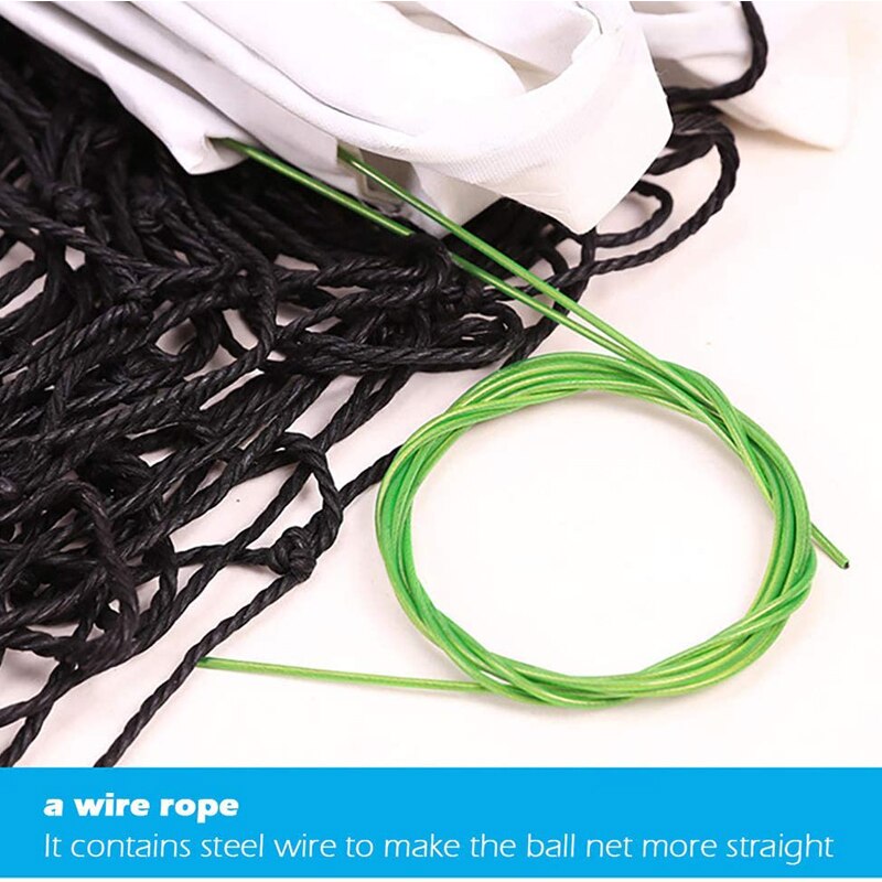 Volleyball Net Steel Wire Set Portable for Beach Outdoor Backyards Sports Training YA88