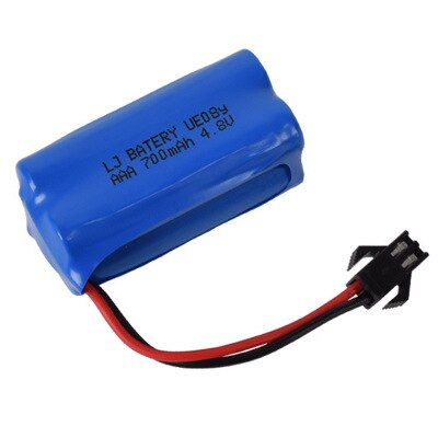 4.8V 700mAH AAA Ni-Cd Rechargeable Battery With SM-2P Plug FOR rc carRC TOY RC Stunt Truck 4.8v 700mah ni-cd battery pack