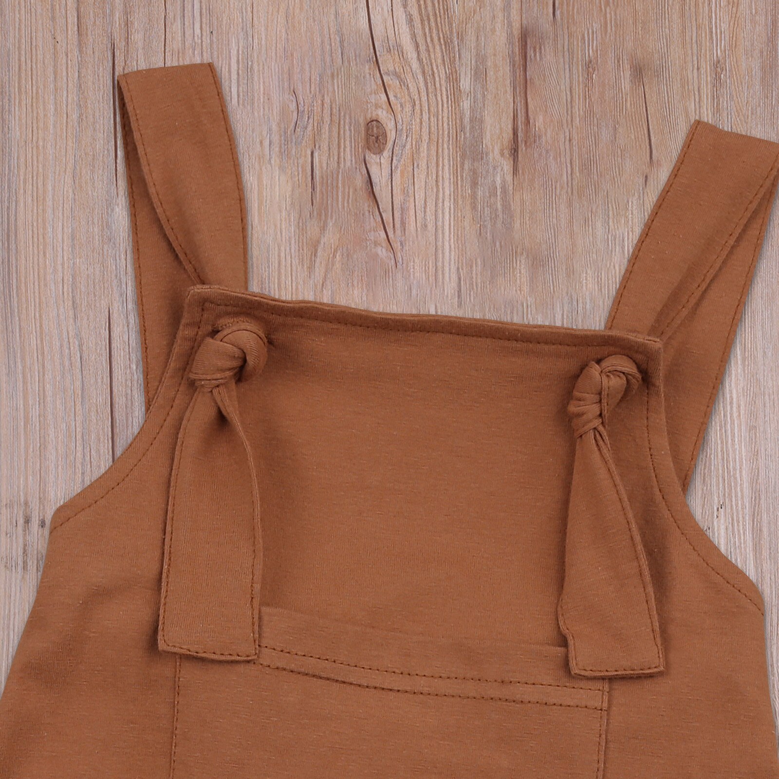 Baby & Kinderen Baby Effen Kleur Jumpsuit Peuter Jongen Meisje Spaghettibandjes Vierkante Hals Lange Broek Romper