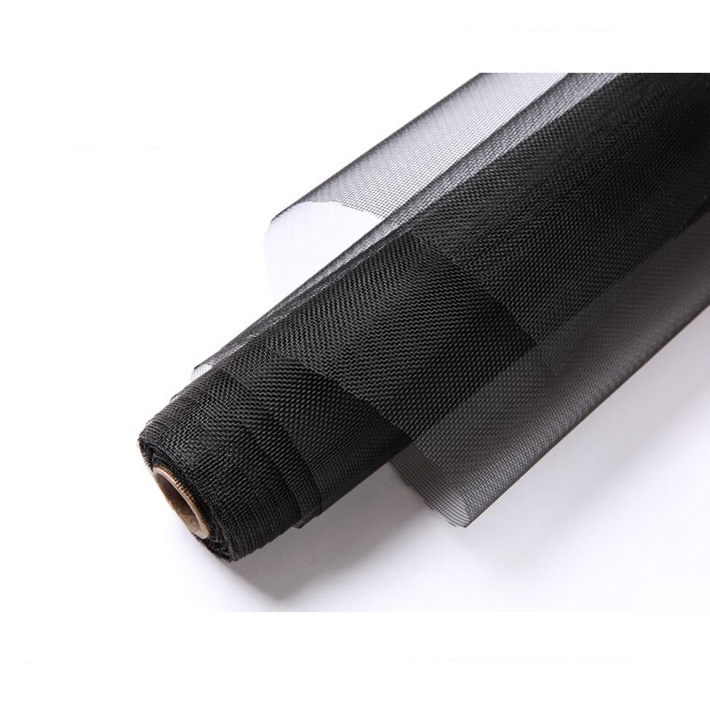 150*500cm Fenster Orotective Netto Sommer Bildschirm Isolieren Moskito Control Einstellbare Größe Moskitonetz Verhindern Katzen Egress Vorhänge: Black / 60X200cm