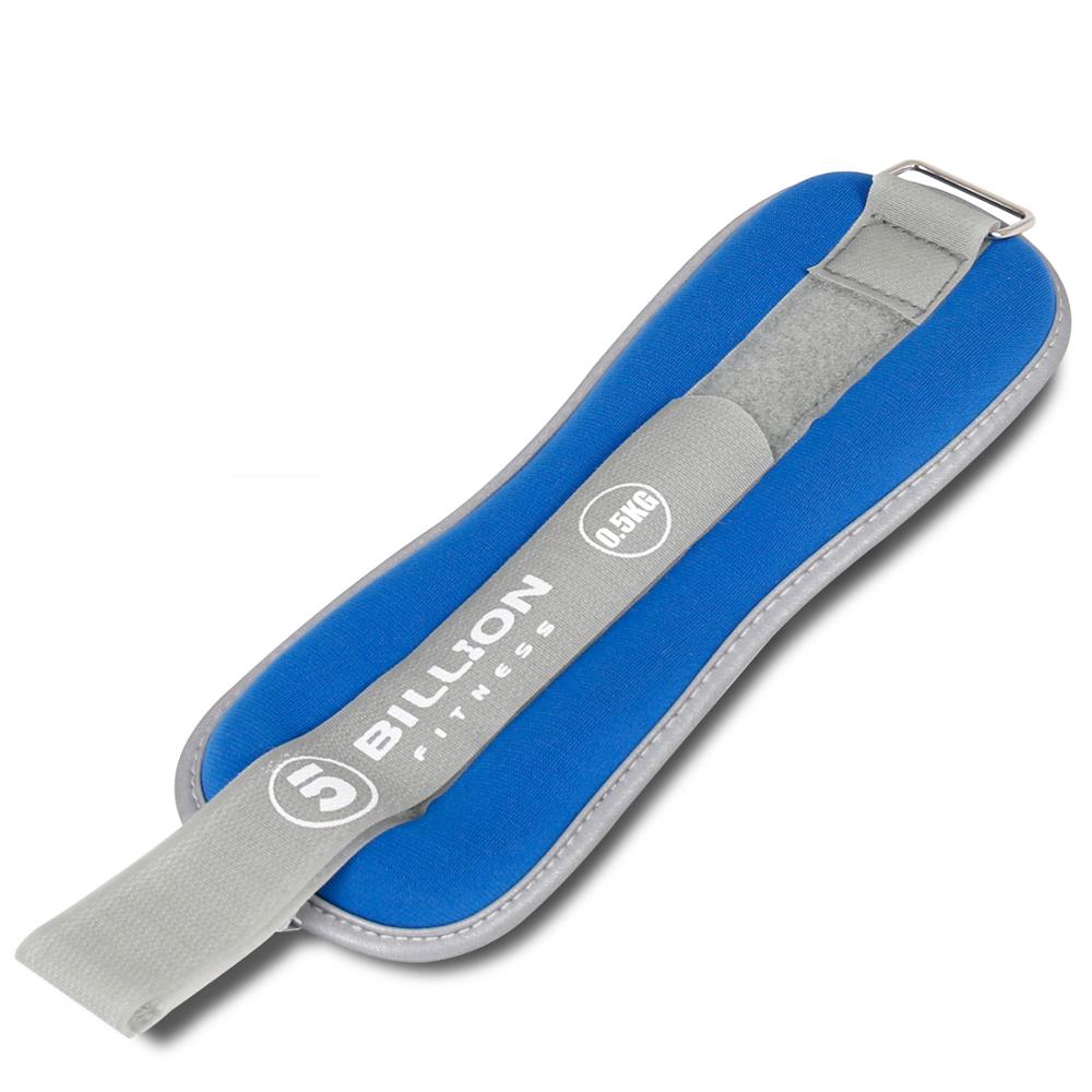 5BILLION Wrist Hand Arm Leg Ankle Weights with Reflective logo for Men Women Fitness Exercise Physical Therapy Walking: 1 PC- 0.5KG