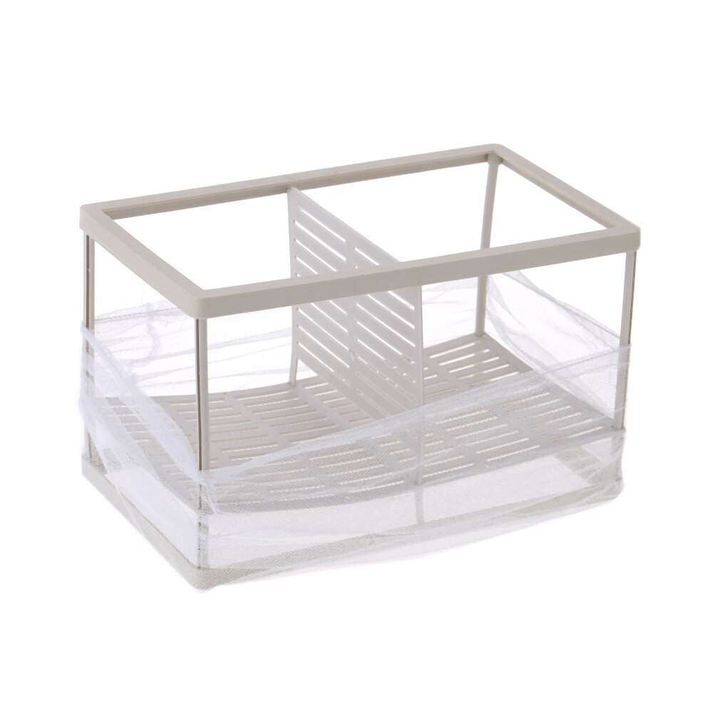 Hodowla ryb izolacja skrzynka akwarium akcesoria hodowla ryb netto wiszące smażyć dla dzieci: 16x15.2x 14cm 