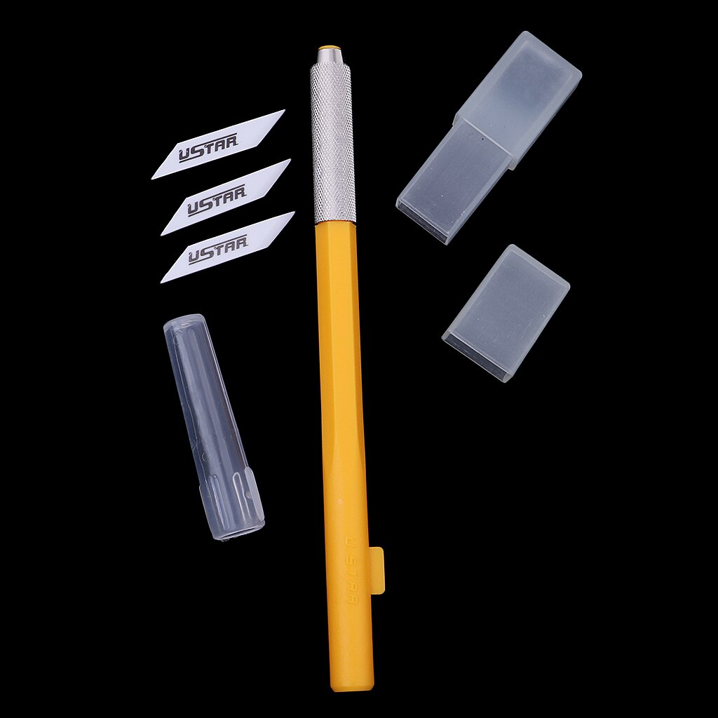 U-STAR UA-91902 Ceramic Knife, Model Ceramic Blade Scraper, Precise Cutting Tool Hobby Model Making Building Tool Kit DIY