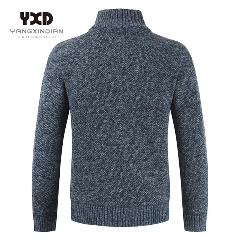 Cardigan épais et décontracté pour homme, pull de , coupe ajustée, en tricot, , à la , automne hiver