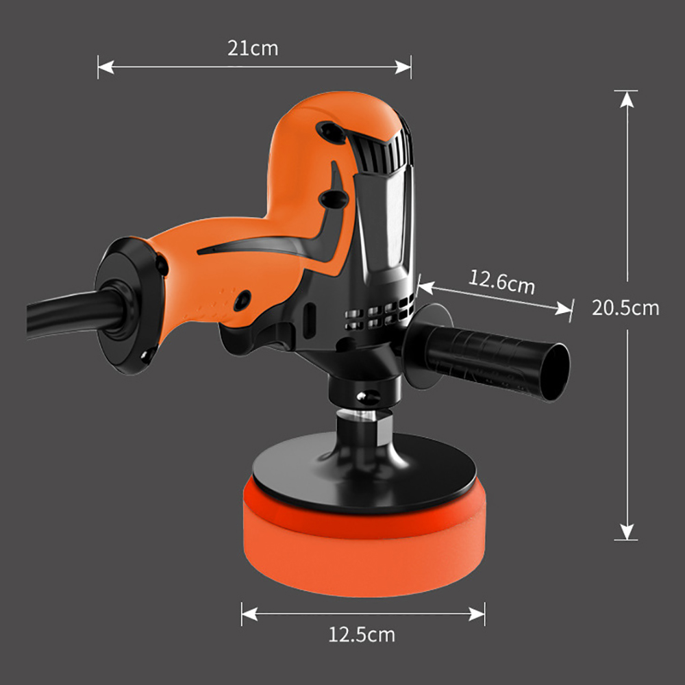 Car Polishing Machine Adjustable Car Polisher Stepless Speed Auto Polishing Machine High Efficiency Waxing Tool
