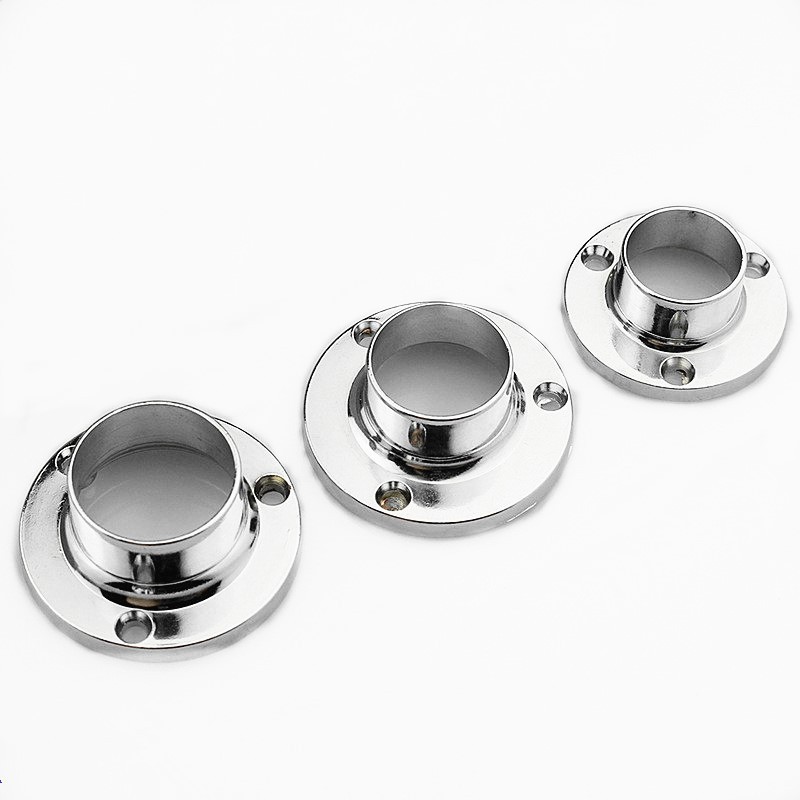 2 Stuks Flens Beugel Opknoping Kleren Staaf Seat Hanger Pijp Rvs Kast Staaf Flens Pijp Beugel