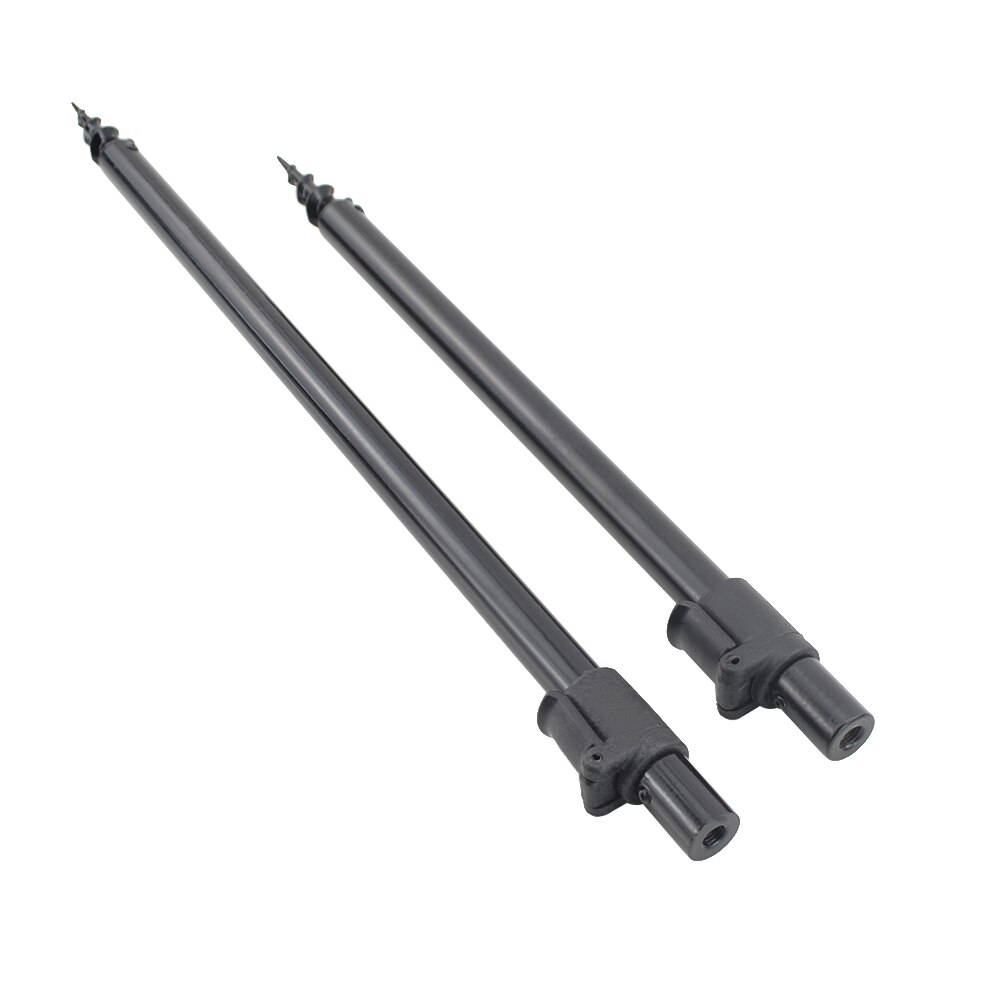 2 stk karpe fiskebank pinde bankstick aluminium stang pod støtte fiske tilbehør